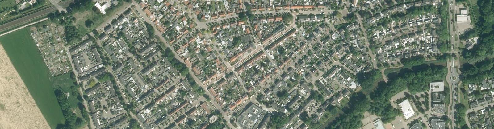 Luchtfoto van 't Westend