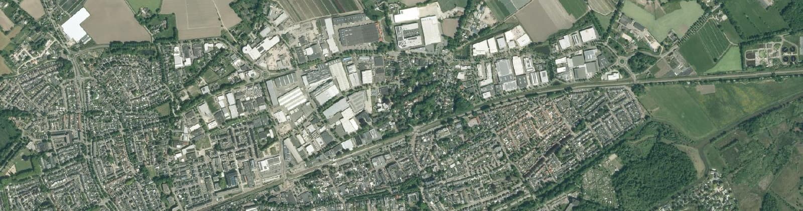 Luchtfoto van Industrieterrein Kerkhoven Laarakkers