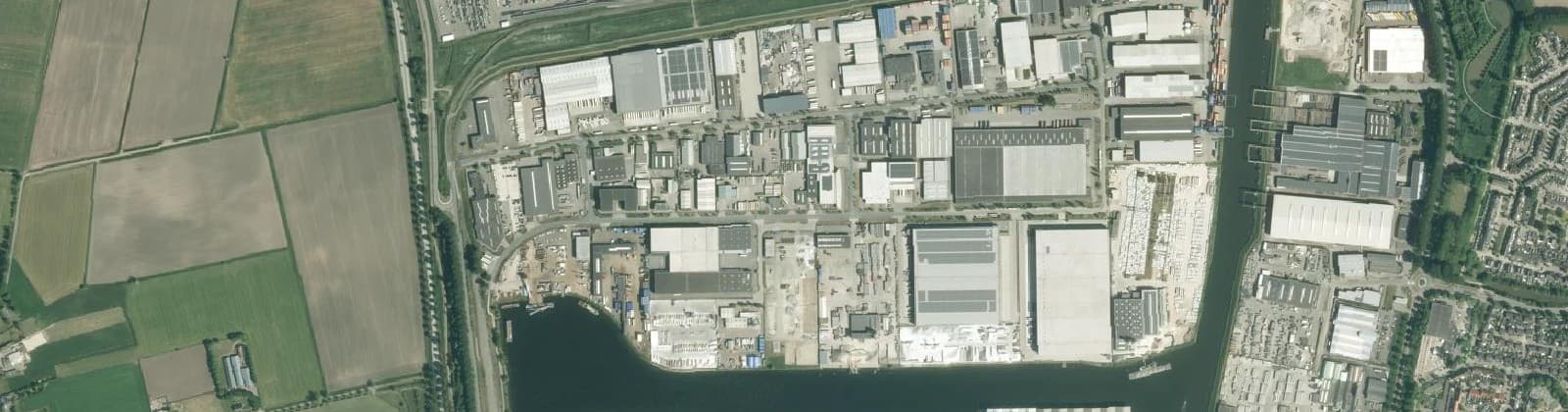 Luchtfoto van Wijk 09 Industrieterrein Noord