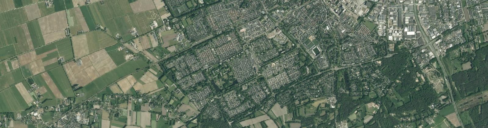 Luchtfoto van Ruwaard