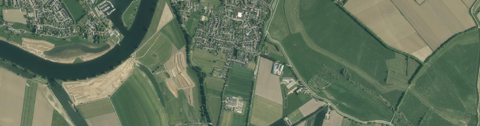Luchtfoto van Megen