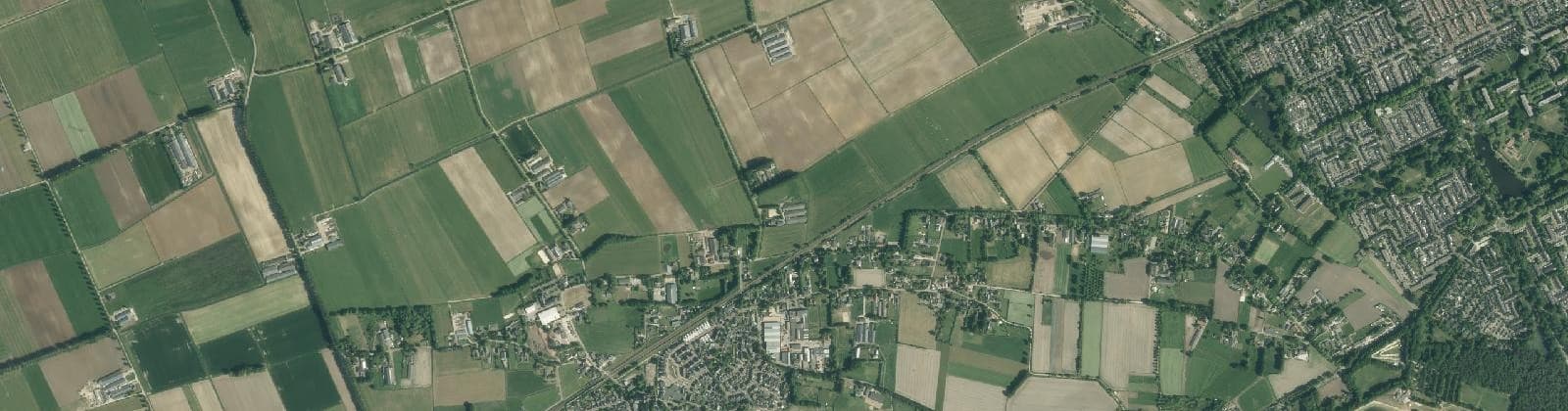 Luchtfoto van Geffen