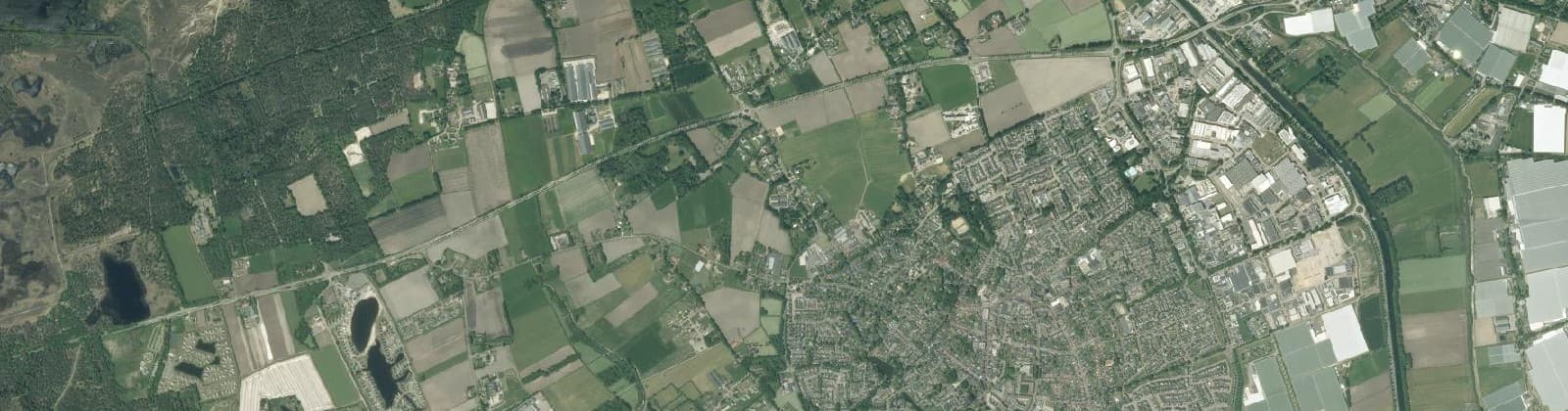 Luchtfoto van Buitengebied Someren