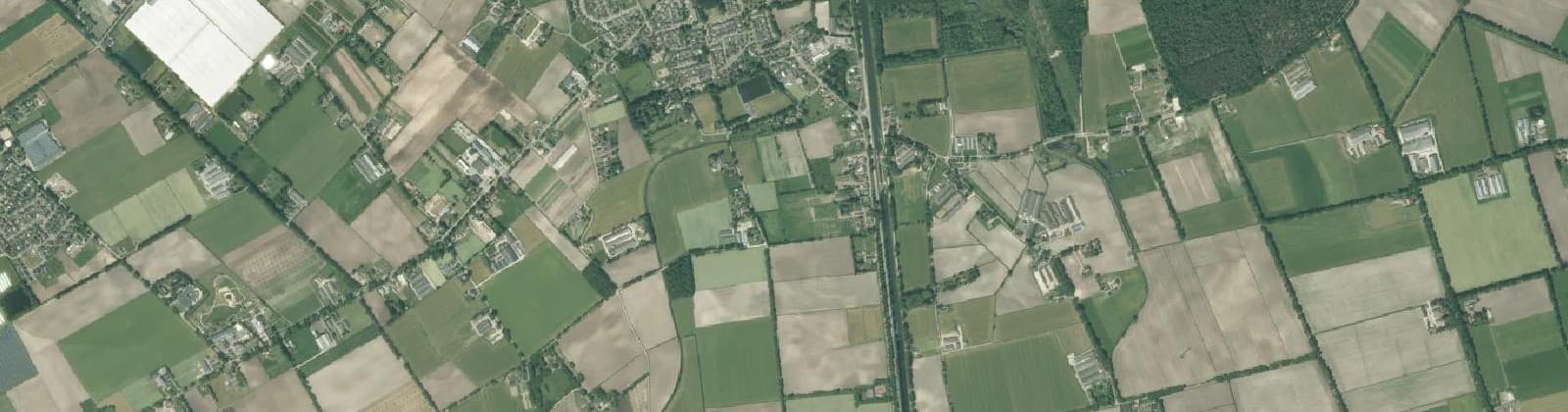 Luchtfoto van Buitengebied Someren-Eind