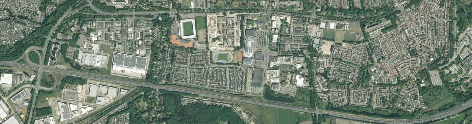 Luchtfoto van Stappegoor