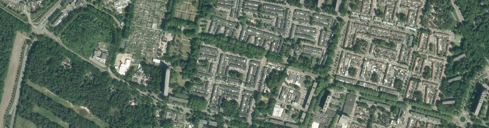 Luchtfoto van Wandelbos Noord