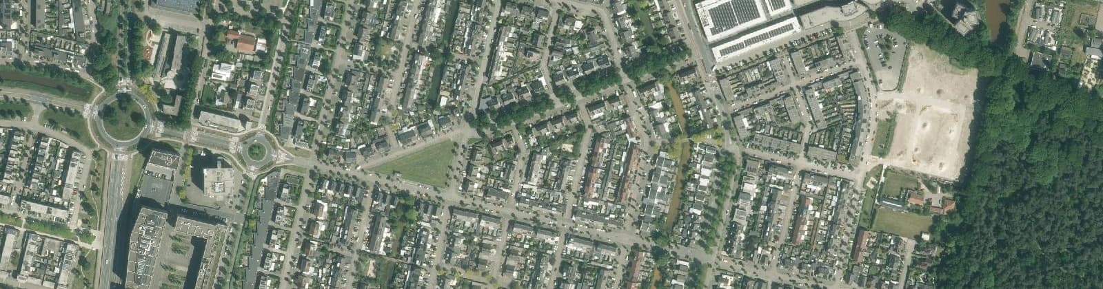 Luchtfoto van Campenhoef