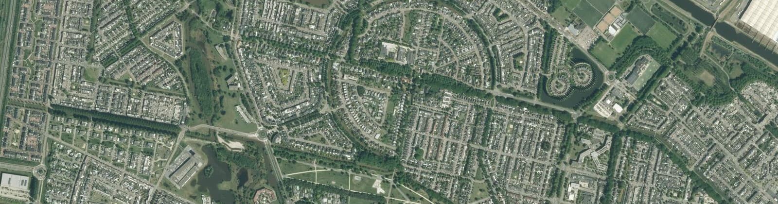 Luchtfoto van Tuindorp De Kievit