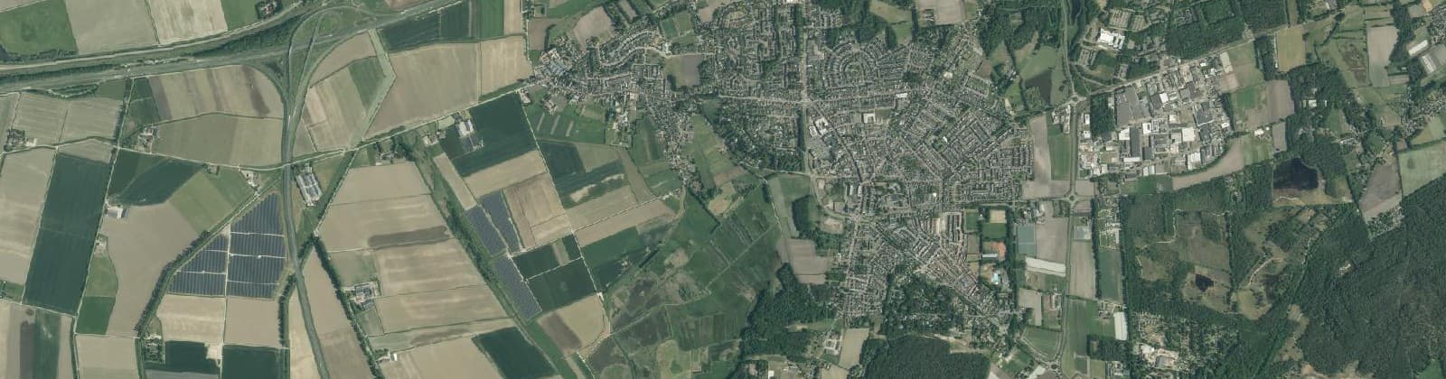 Luchtfoto van Wijk 00 Hoogerheide en Woensdrecht