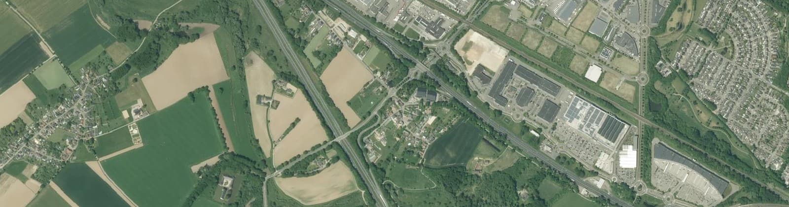 Luchtfoto van Wijk 35 Woonboulevard - Ten Esschen