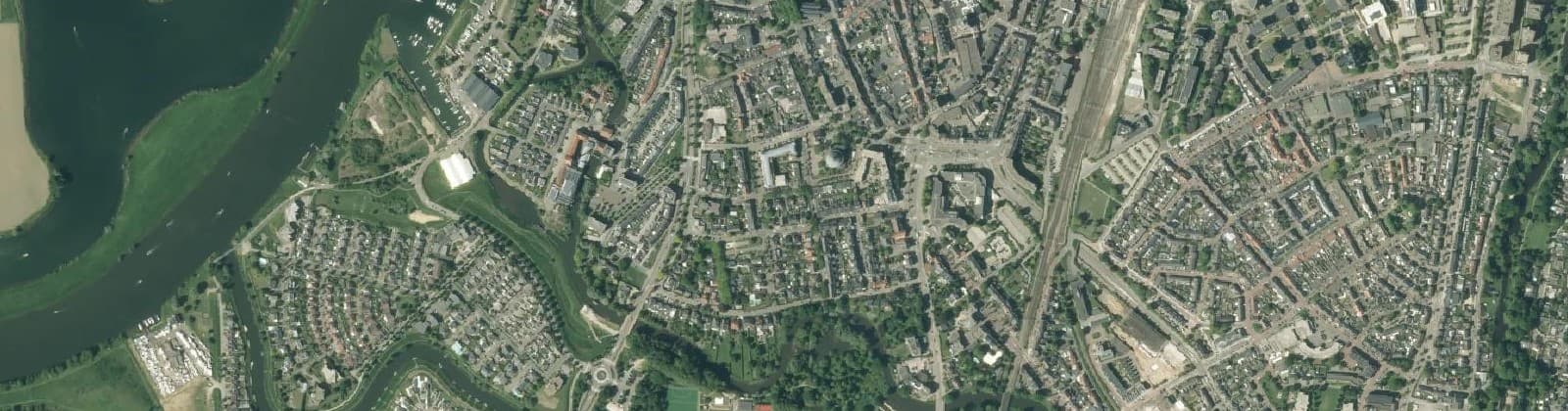 Luchtfoto van Wijk 00 Centrum