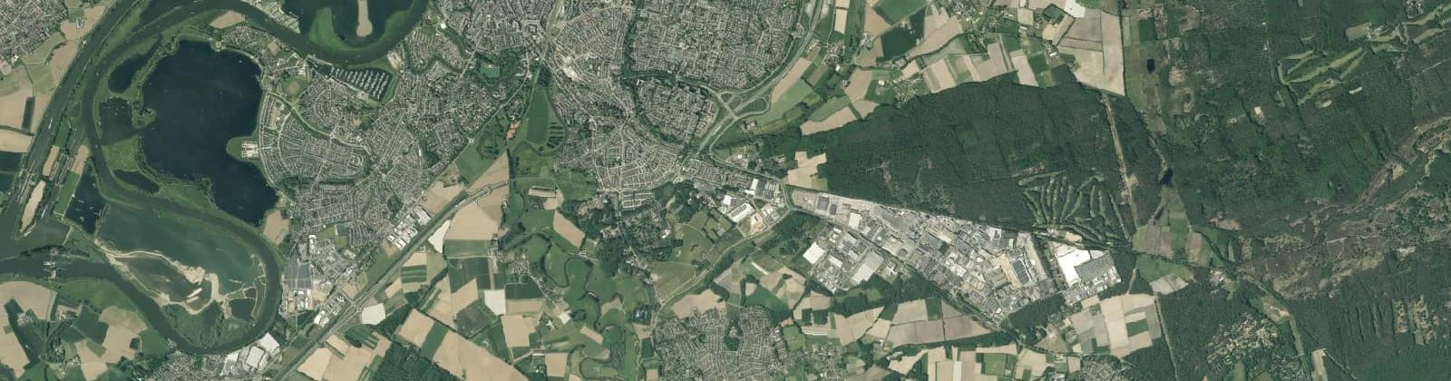Luchtfoto van Wijk 02 Roermond-Zuid