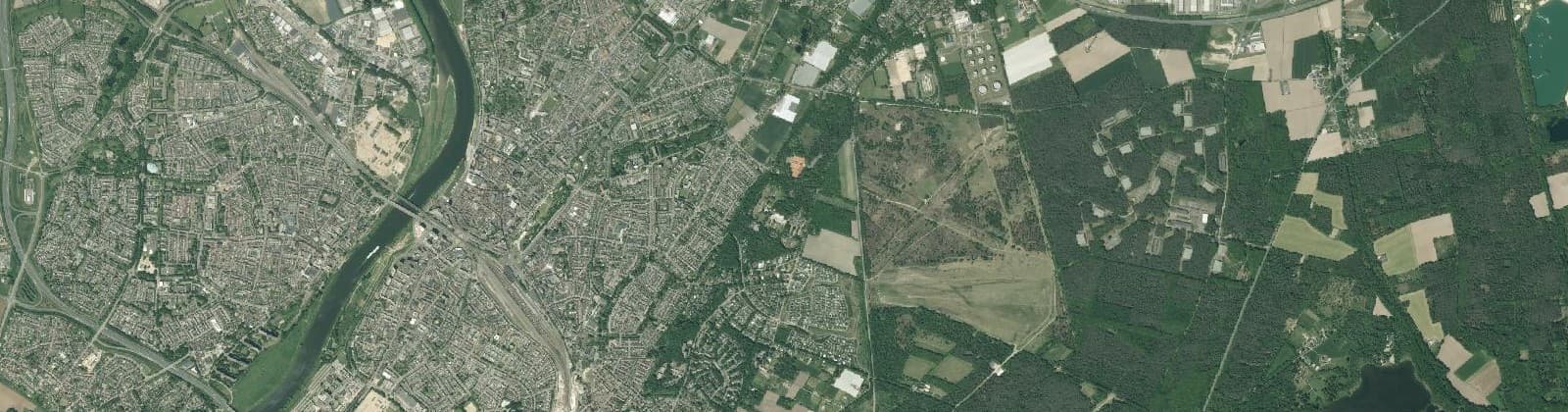 Luchtfoto van Wijk 13 Venlo-Oost-Noord