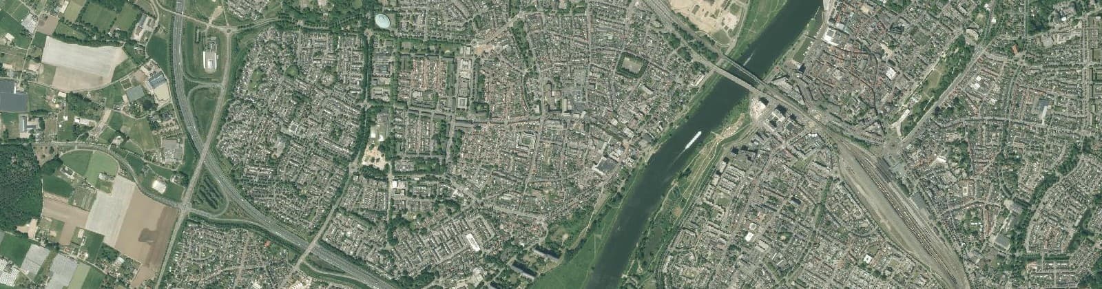 Luchtfoto van Wijk 21 Blerick-Midden
