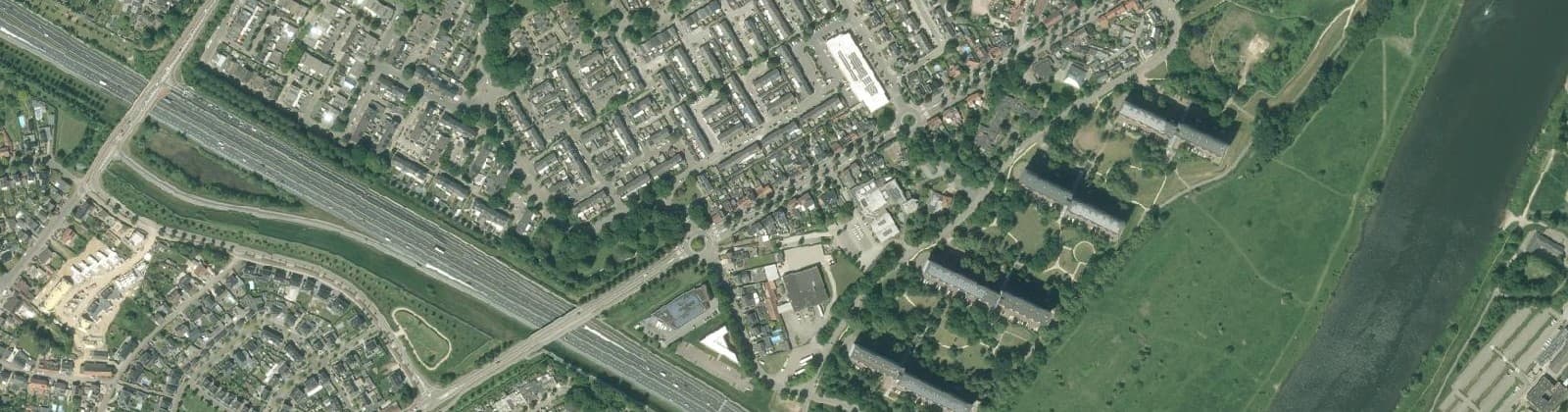Luchtfoto van Wijk 23 Blerick-Zuid
