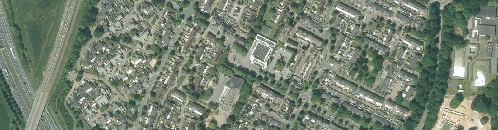 Luchtfoto van Wijk 24 Vossener