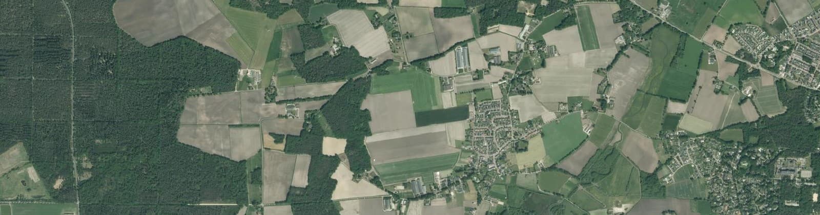 Luchtfoto van Merselo