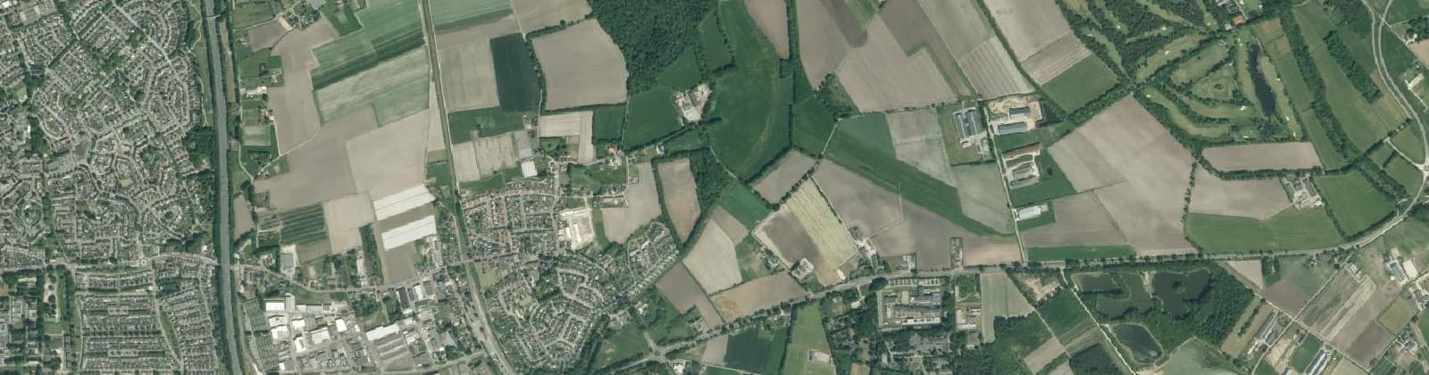 Luchtfoto van Oostrum