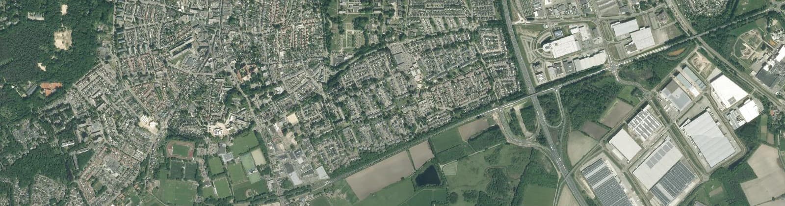 Luchtfoto van Brukske