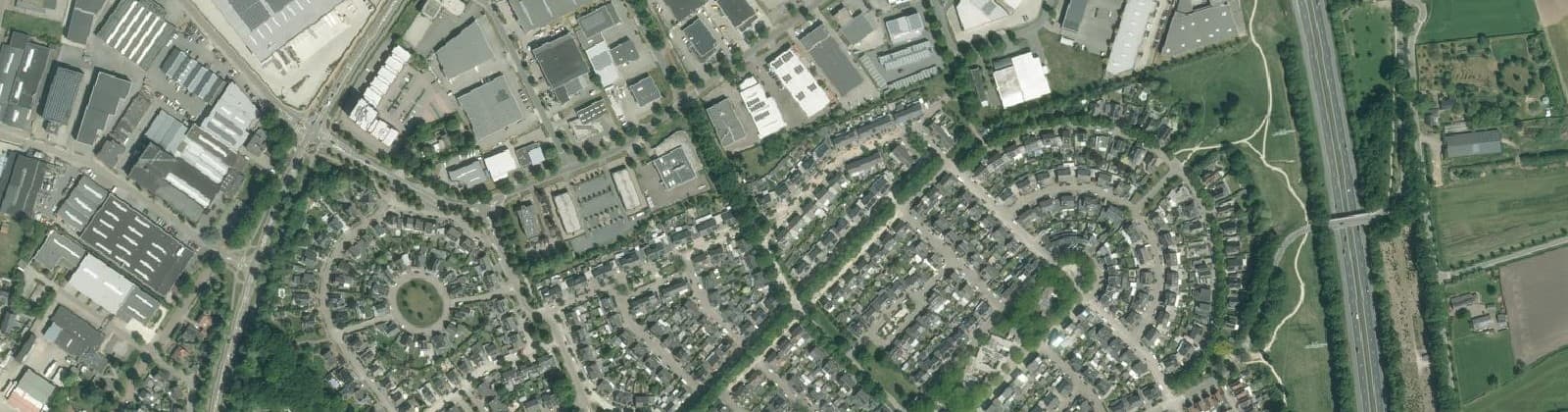 Luchtfoto van Landweert