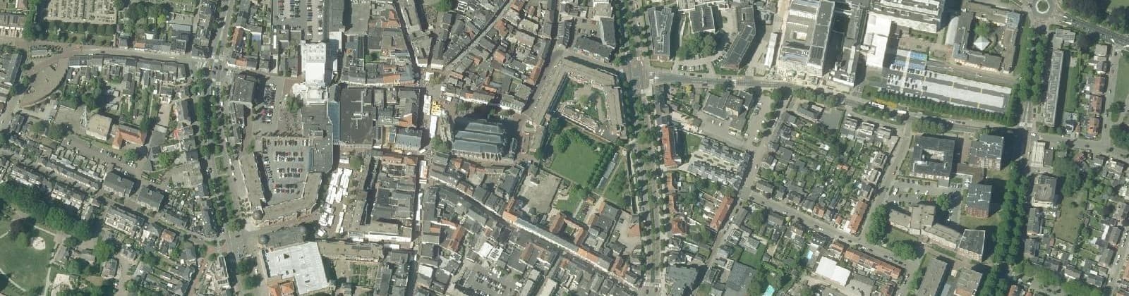 Luchtfoto van Wijk 11 Weert-Centrum