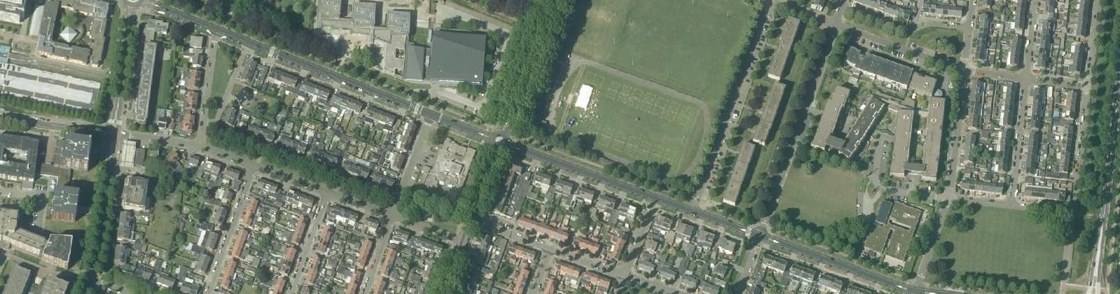 Luchtfoto van Wijk 13 Groenewoud