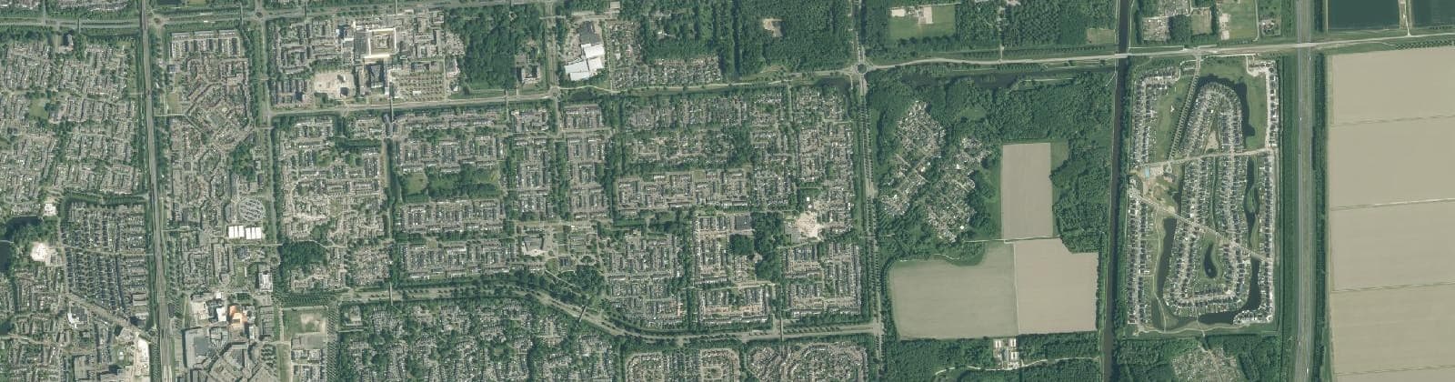 Luchtfoto van Atolwijk