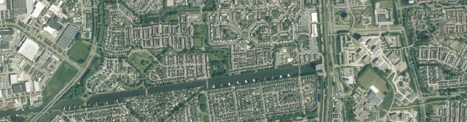 Luchtfoto van Havendiep