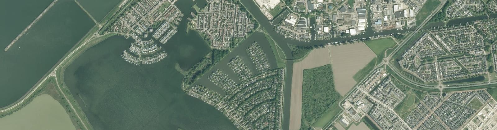 Luchtfoto van Lelystad-Haven