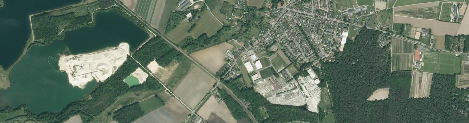 Luchtfoto van Wijk 14 Tienray