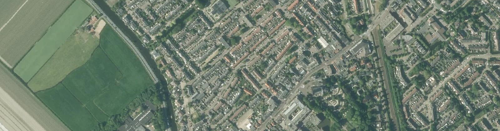 Luchtfoto van Voorhout Oude Dorp