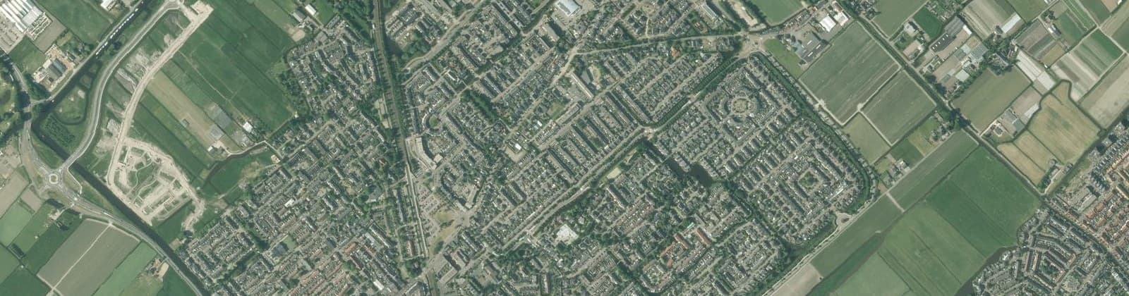 Luchtfoto van Voorhout Hooghkamer