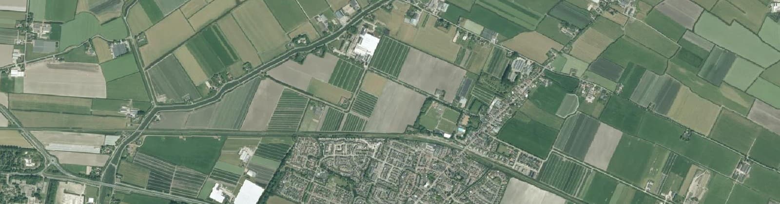 Luchtfoto van Obdam
