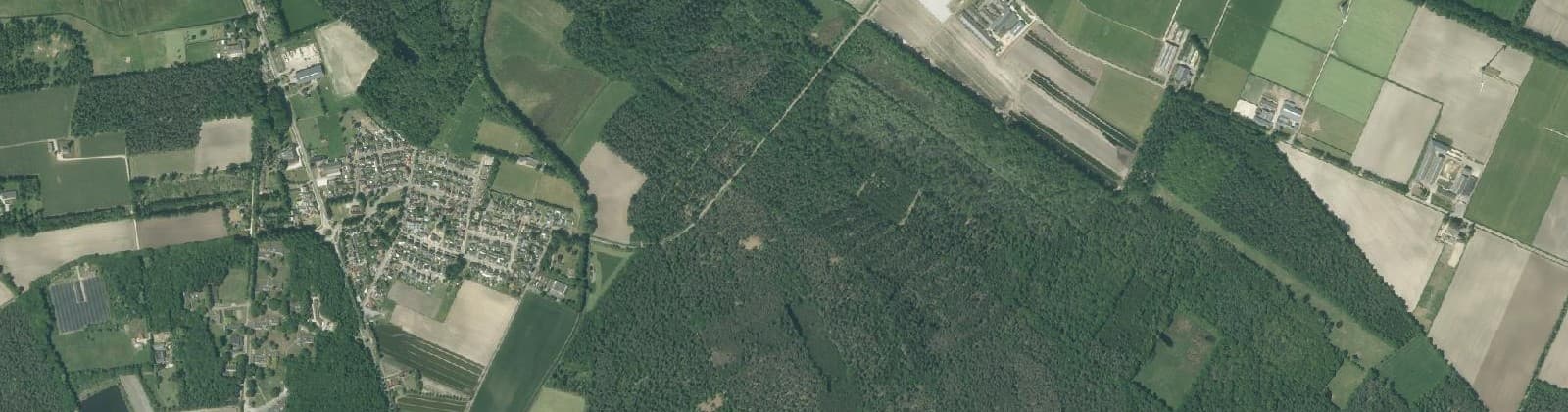 Luchtfoto van Heibloem