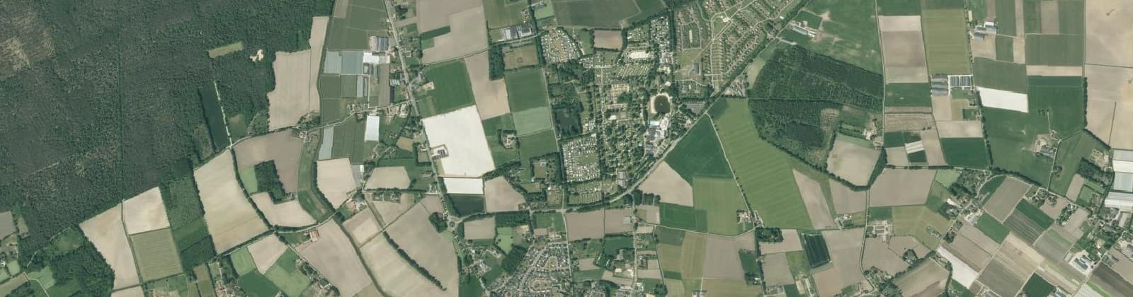 Luchtfoto van Roggel