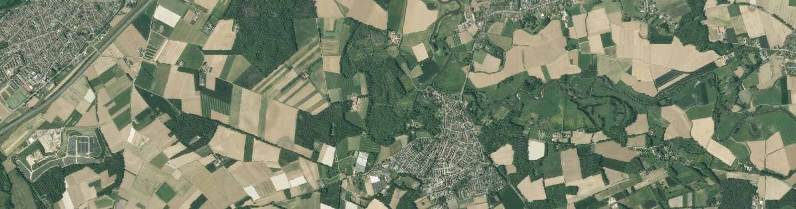 Luchtfoto van Sint Odiliënberg