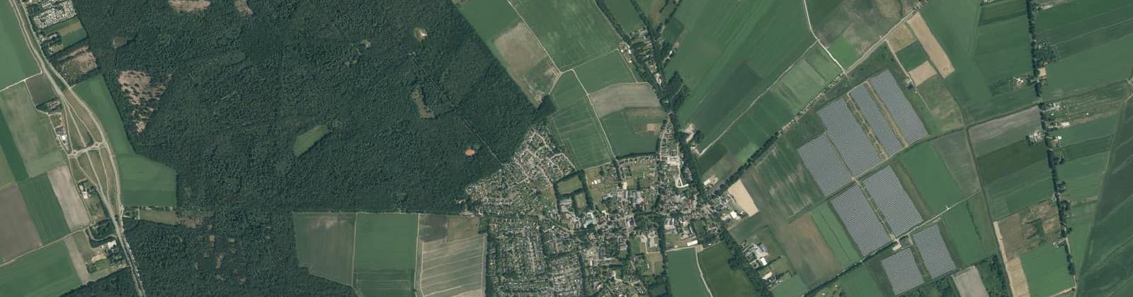 Luchtfoto van Exloo
