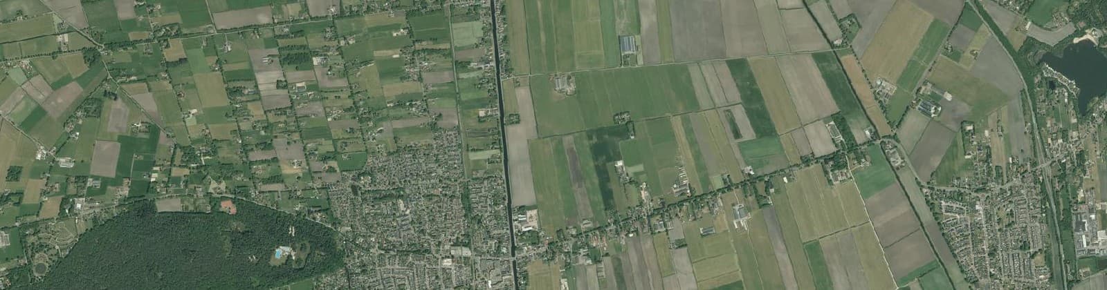 Luchtfoto van Vroomshoop