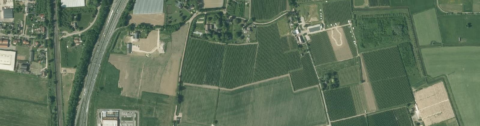 Luchtfoto van Ressen