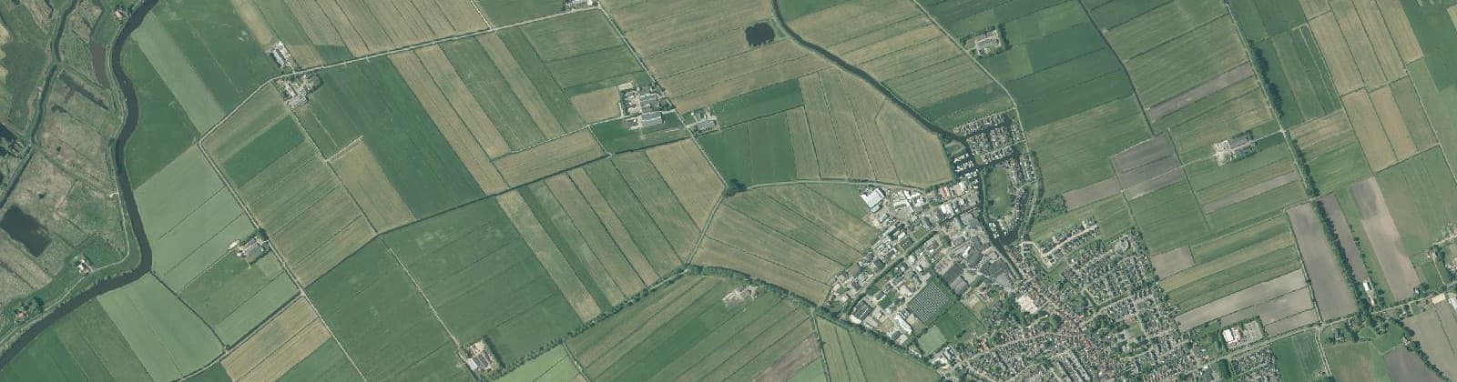 Luchtfoto van Oldemarkt