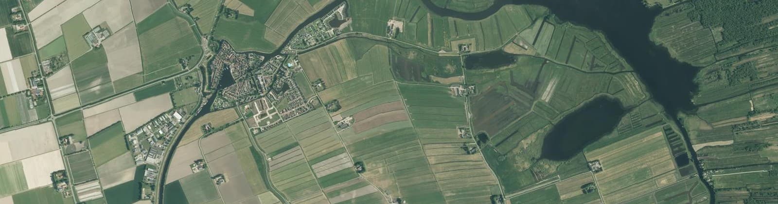 Luchtfoto van Blokzijl