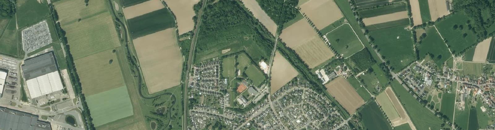 Luchtfoto van Nieuwstadt