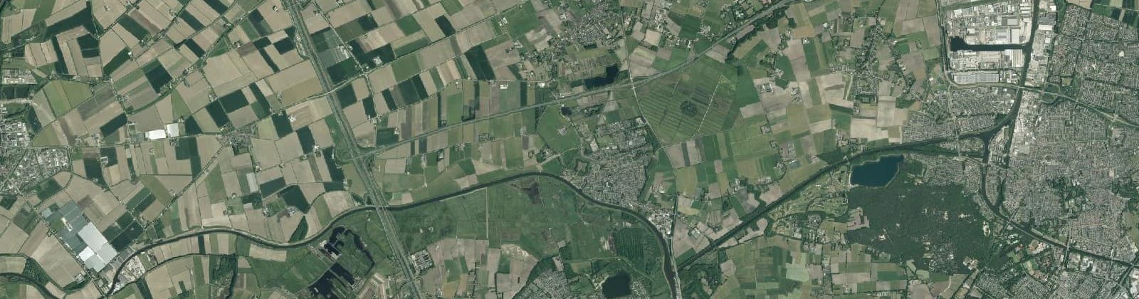 Luchtfoto van Terheijden
