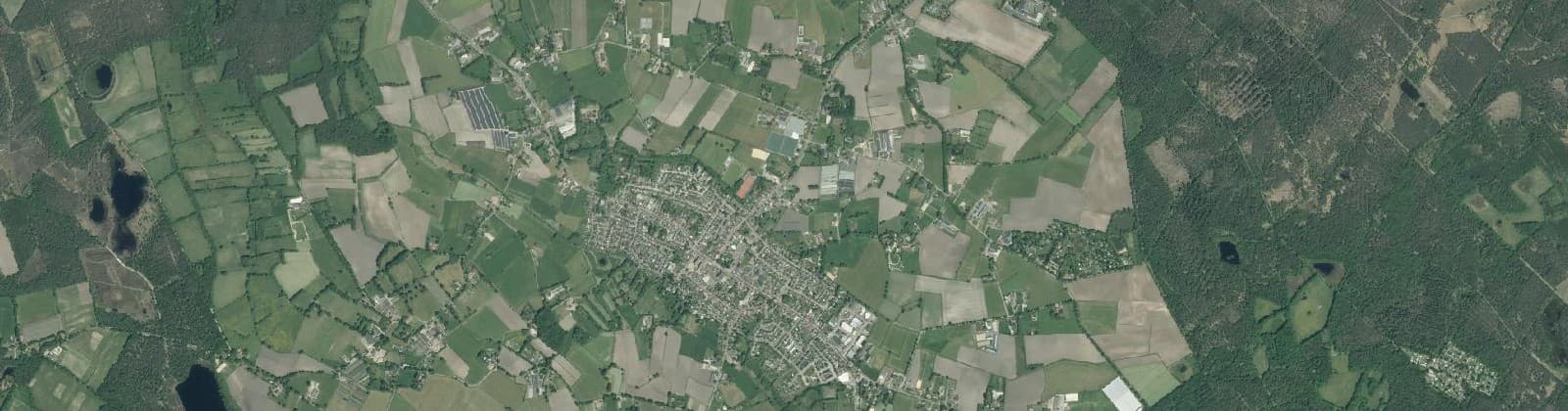 Luchtfoto van Chaam