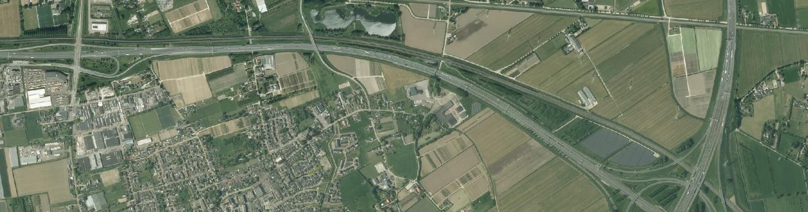 Luchtfoto van Herveld