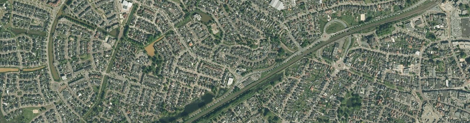 Luchtfoto van Wijk 09 Stadsrand Rijssen Noord
