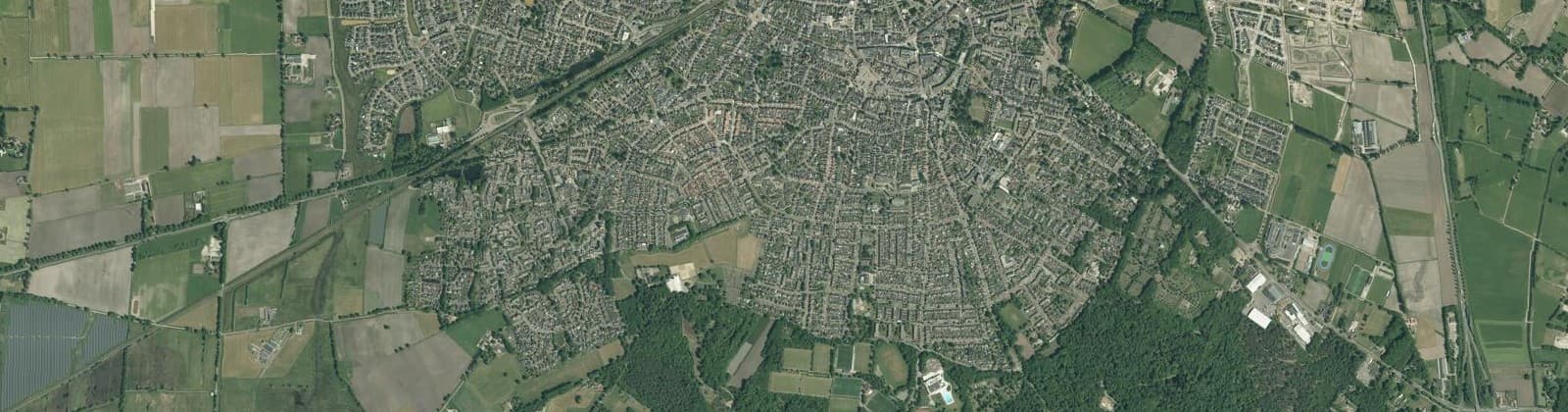 Luchtfoto van Wijk 10 Stadsrand Rijssen Zuid