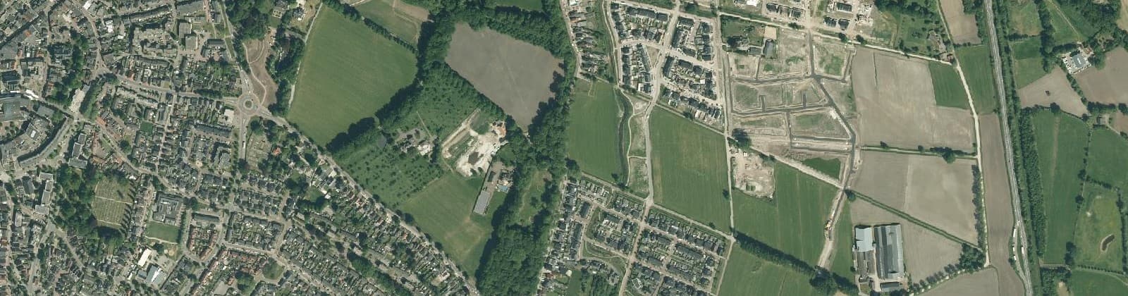 Luchtfoto van Wijk 11 Stadsrand Rijssen Oost
