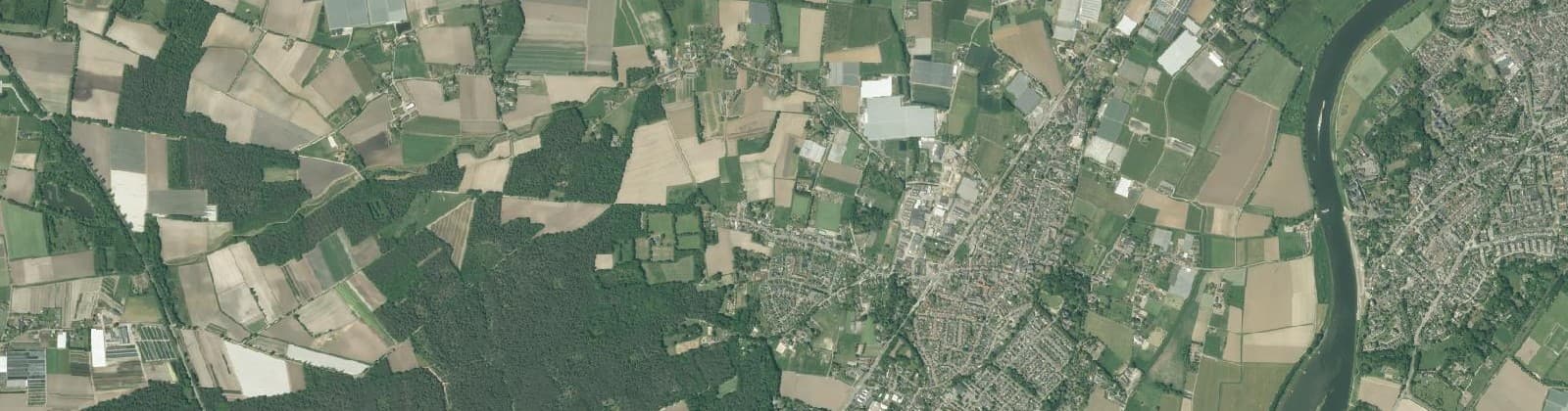 Luchtfoto van Baarlo