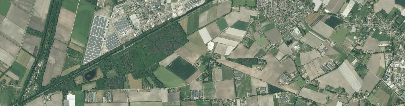 Luchtfoto van Beringe
